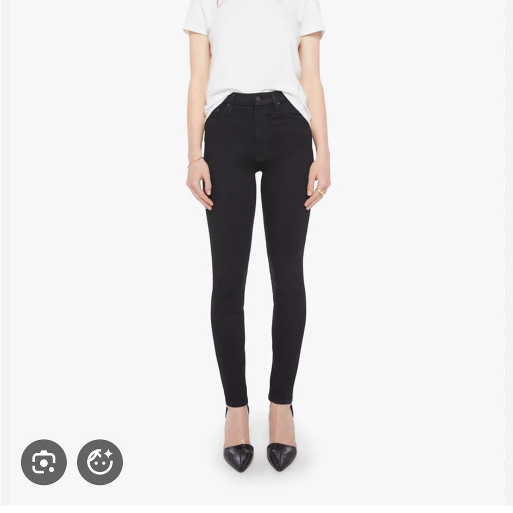 Women's Mother Faux Suede Skinny Jeans